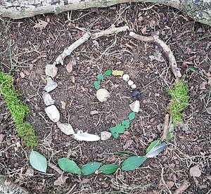 OUTDOOR THERAPY. nature spiral  (old) (old)